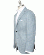 Steel Blue and White Sportcoat Cheap