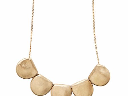 Bronze Pockette Multi Charm Necklace Hot on Sale