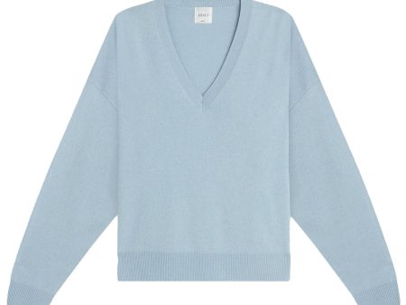 Azure Zoe V Neck Sweater Online