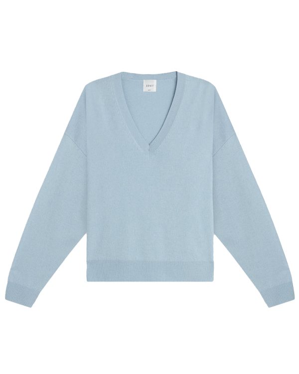 Azure Zoe V Neck Sweater Online