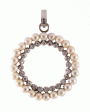 Vintage Component Diamond and Pearl Pendant Online