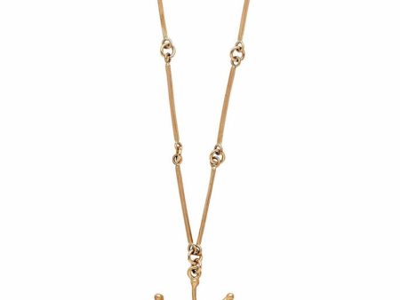 Bronze Quartz Stella White Necklace on Sale