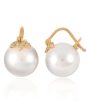 Samira 13 Gold Floating Pearl Earrings Online now