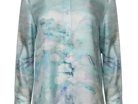 Aqua Eden Button Up Shirt For Discount