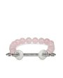 Rose Quartz and Diamond Bracelet on Sale