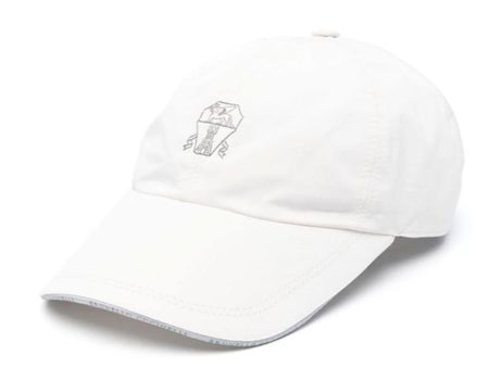 Avorio and Grigio Baseball Hat For Discount