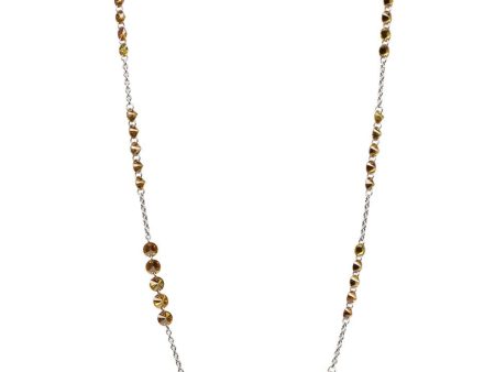 Yellow Diamond Station Necklace Online Sale