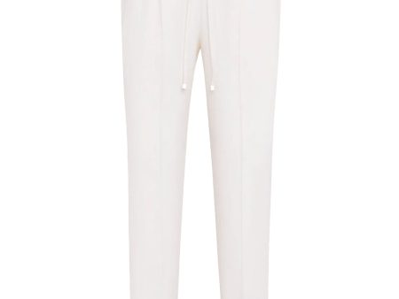 White Cashmere Jogger Hot on Sale