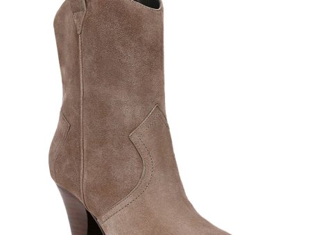 Cody Suede Western Bootie in Coco Cheap