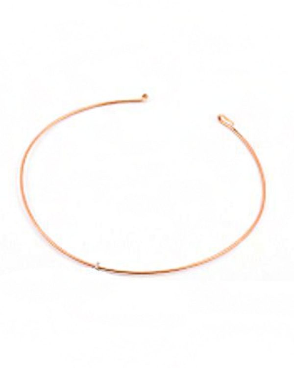 Rose Gold Chocker Necklace Discount