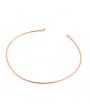 Rose Gold Chocker Necklace Discount