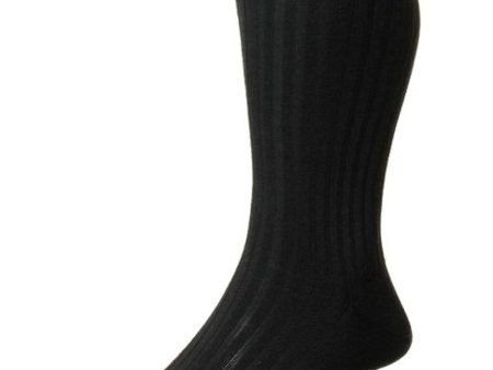 Black Laburnum Midcalf Sock For Cheap