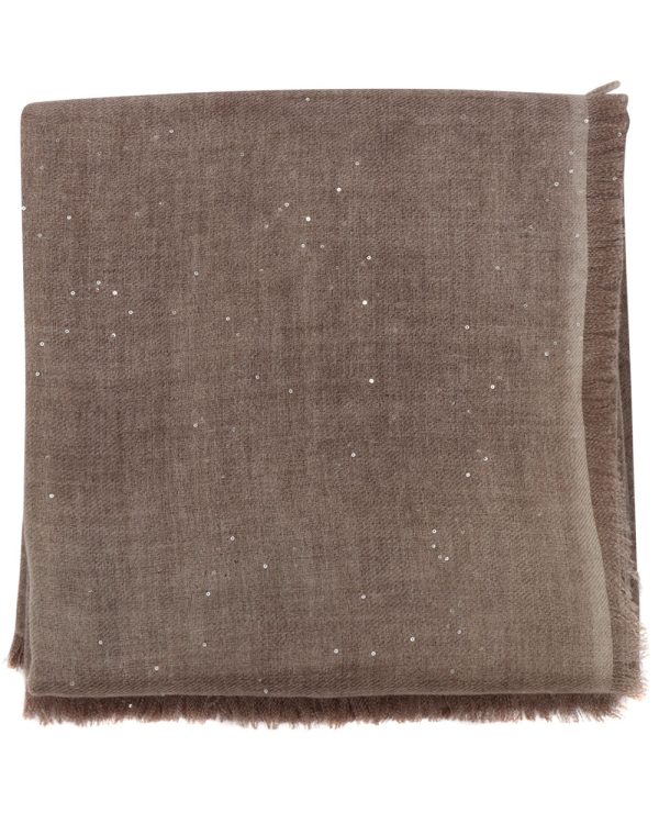 Brown Starlight Cashmere Stole Online Sale