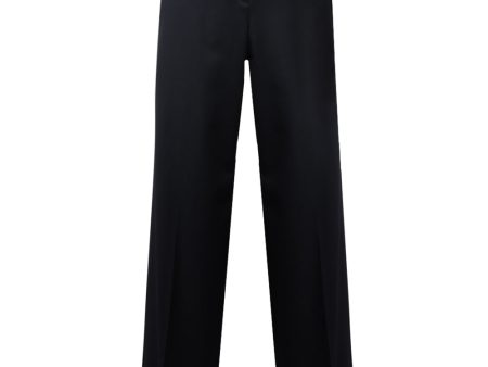 Navy Straight Trouser Hot on Sale