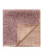 Pink Printed Pocket Square Cheap