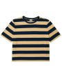 The Brentwood Tee in Khaki and Navy Stripe Discount