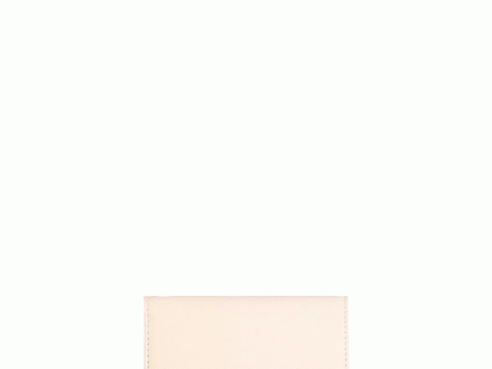 VLogo Signature Soft Grain Wallet in Light Ivory Supply