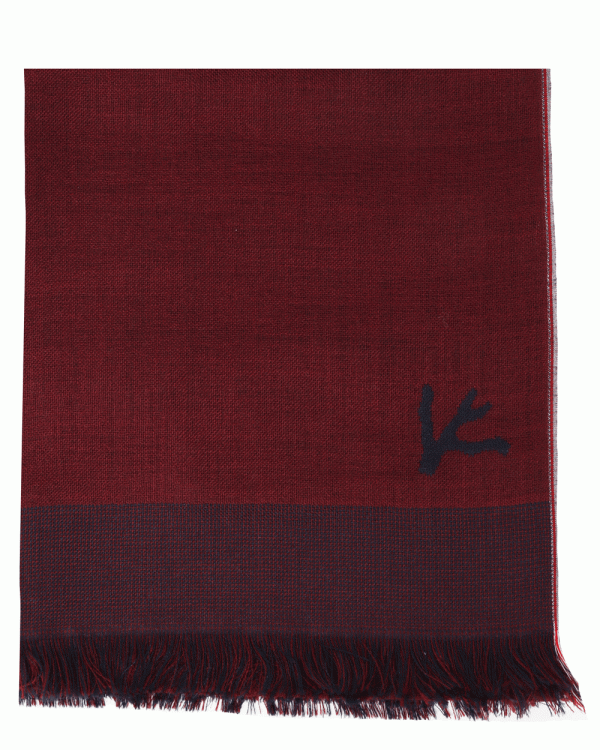 Maroon and Navy Fantasia Scarf Online now