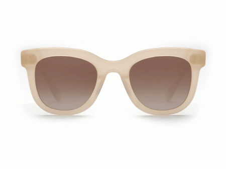 Jena Mirrored Sunglasses in Blonde Sale