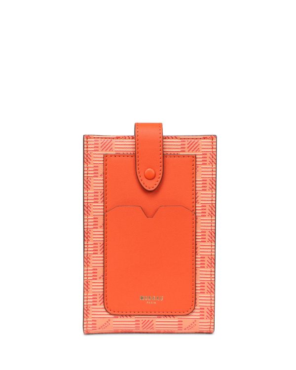 Vertical Phone Pouch in Orange Cheap