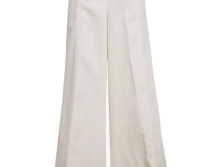 White Demie Linen Pant Discount