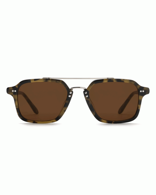 Colton Sunglasses in Tortuga and Silver Online Sale