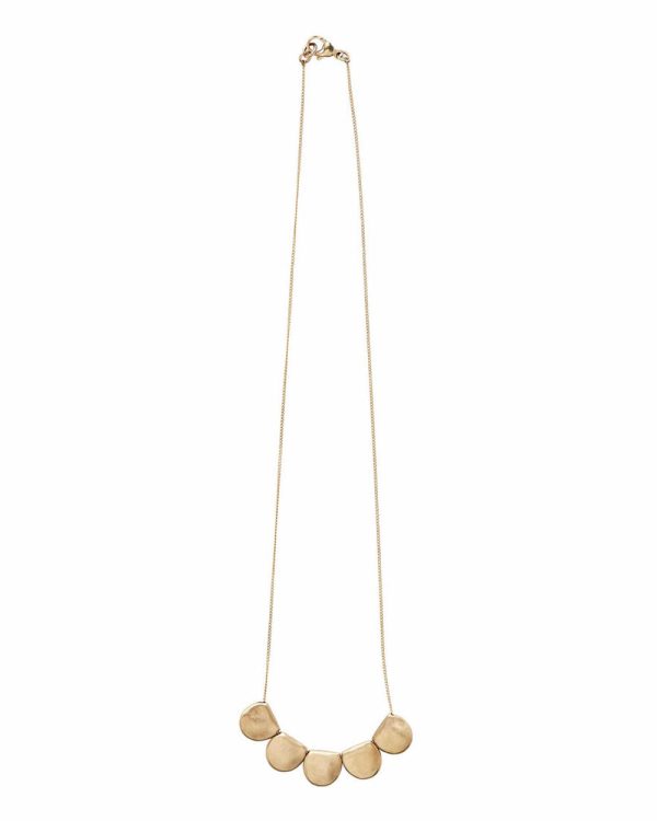 Pockette Multi Charm Bronze Necklace Cheap