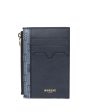 Zip Card Holder in Navy For Sale