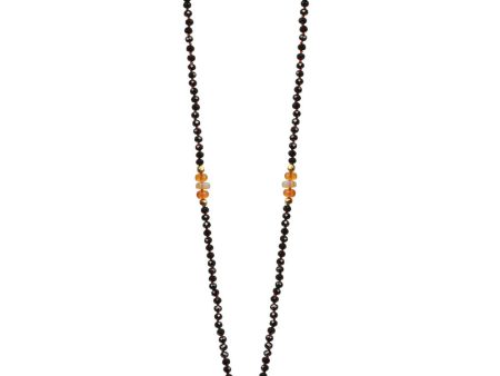 African Opal and Garnet Necklace Online now