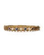 Vintage Sapphire and Pearl Bracelet Hot on Sale