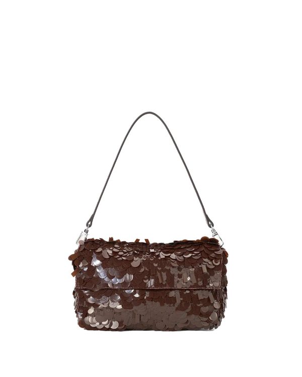 Timmy Shoulder Bag in Cacao on Sale