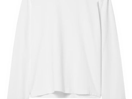 White Maya Long Sleeve Tee Cheap