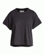 Almost Black Crop Tee Cheap