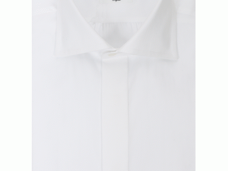 White Marcella Tuxedo Shirt Supply