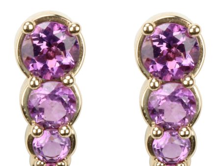 Amethyst Hook Earrings Cheap