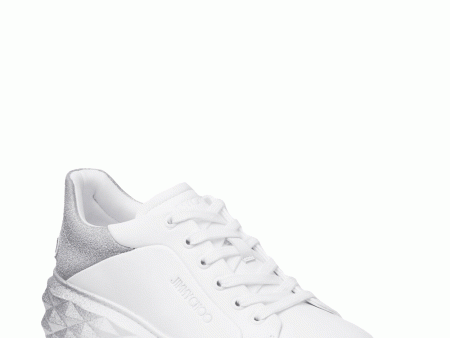 Diamond Light Maxi Ombre Sneakers in White and Silver Online