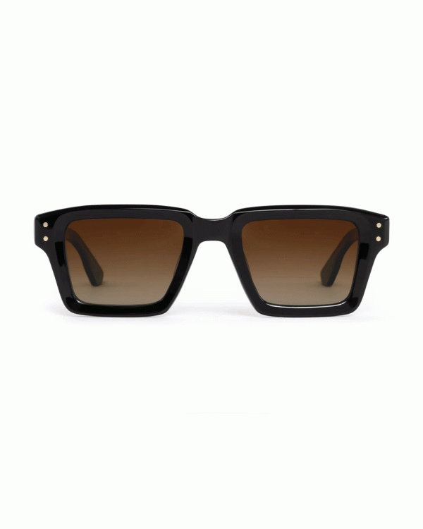 Carter Polarized Sunglasses in Black Tea Discount