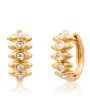 Samira 13 Diamond Bezel Hoop Earrings Hot on Sale