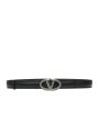 Black Diamond VLogo Leather Belt in Nero Cheap