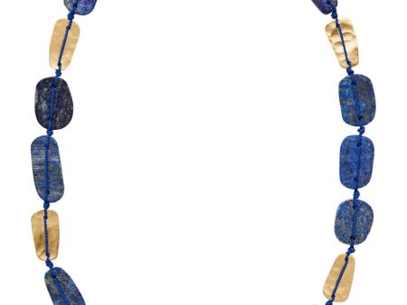 Artifact Bronze and Lapis Necklace Discount