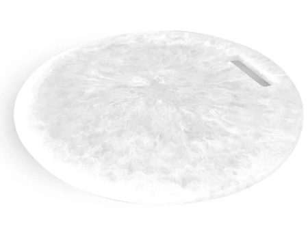 White Round Chopping Board on Sale