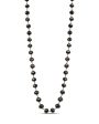 Black Diamond Beaded Necklace For Discount