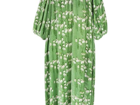 Green Snowdrop Georgio Dress For Cheap