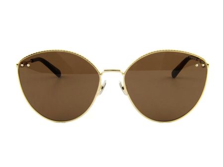 BV Sunglasses in Brown and Gold Online now