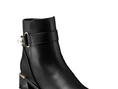 Noor 45 Leather Ankle Boot in Black Fashion