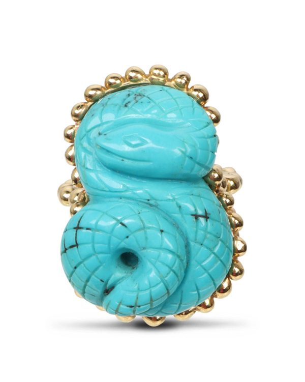 Turquoise Serpent Ring Cheap