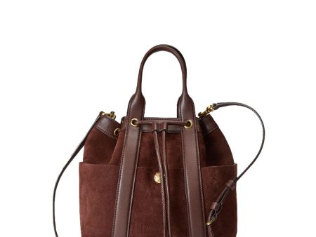 Goody Drawstring Bag in Chesnut Online Hot Sale