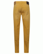 Yellow Distressed Bull Denim 5 Pocket Pant Online Hot Sale