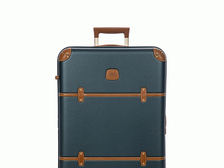 Bellagio 3.0 27” Spinner Trunk in Blue and Tan Cheap