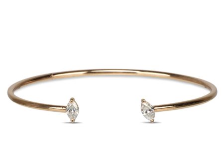 Twin Diamond Flex Bracelet on Sale